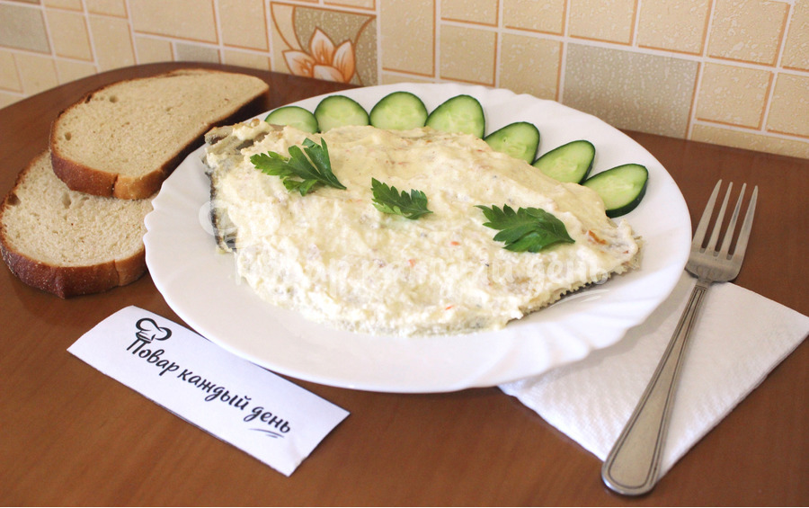 Рыба под соусом