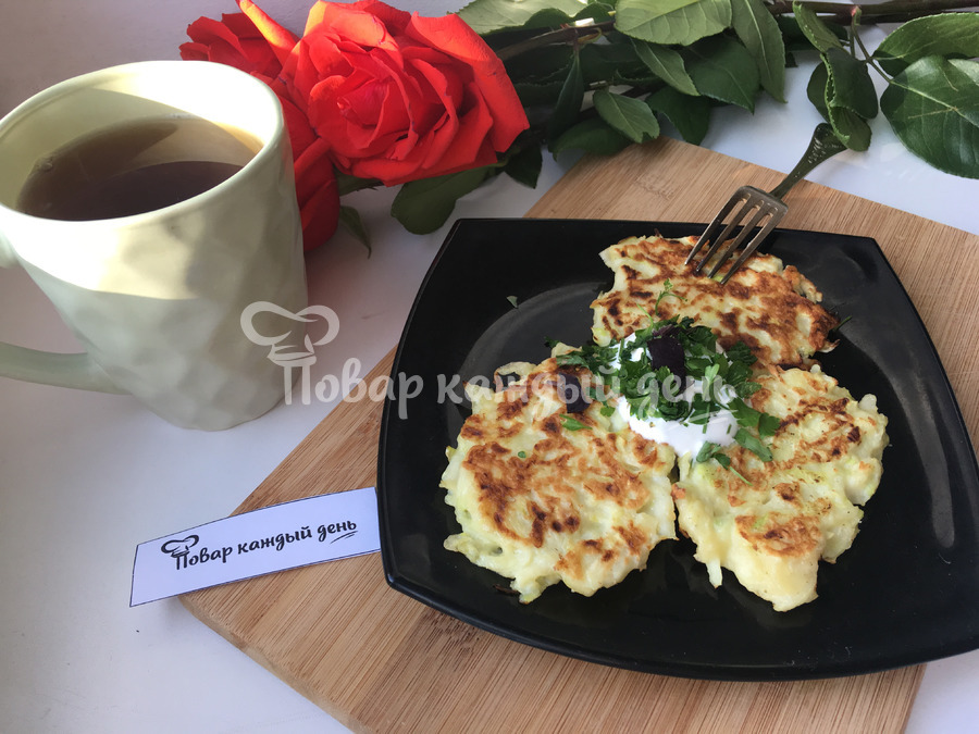 Драники из кабачков