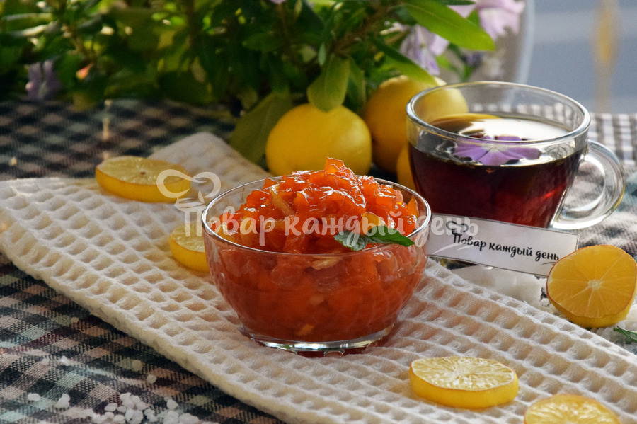 Варенье из тыквы с лимоном
