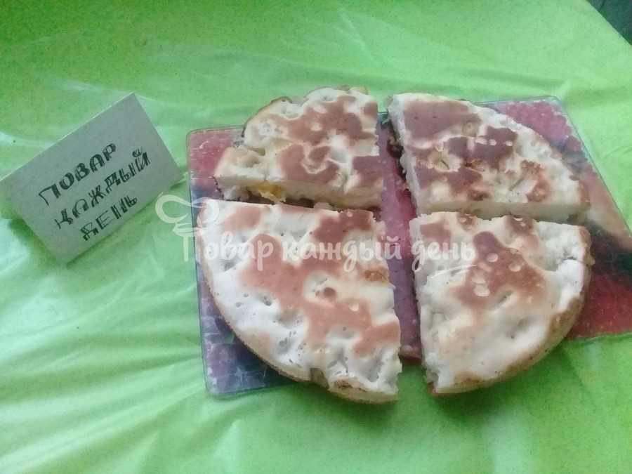 Шарлотка с яблоками и апельсинами