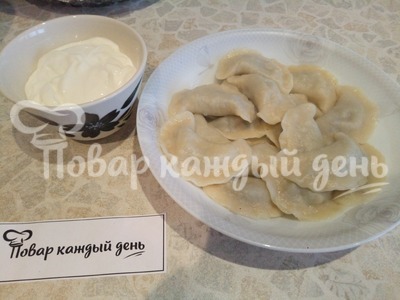 Вареники с картошкой и грибами