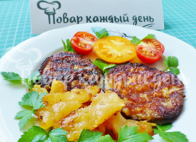 Отбивные из свинины на сковороде