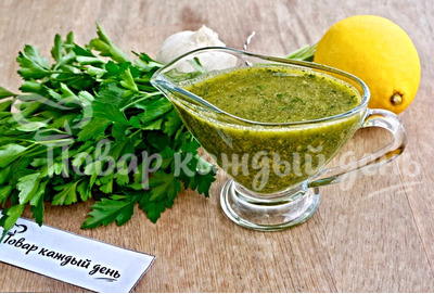Канарский зеленый соус Mojo verde за 5 минут
