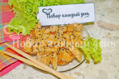 Куриное филе в соусе терияки
