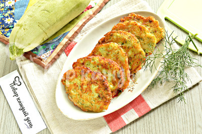 Картофельные драники с кабачком