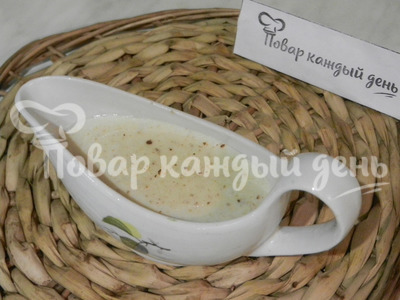 Соус Бешамель с молоком