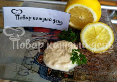 Соус Цезарь со сметаной