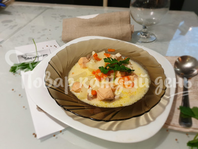 Ватерзой рыбный с креветками